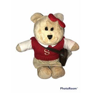 Starbucks Coffee Co Bearista School Girl Plush 2004 34th Edition NWT